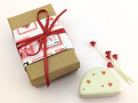 Cute handmade ceramic heart vase. Wedding favor. Cat whisker vase. Thank you gift. Tiny pottery. Small-batch, hand-painted pottery.